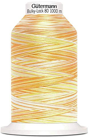 Unbekannt G730809-9914 Garn, Polyester, Gelb, 1000m, 1000 Meter