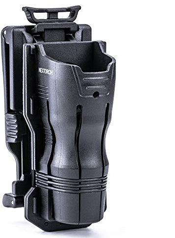 Taktische Taschenlampen-Holster, 360 Grad drehbar, kompatible Halterung für kleine Taschenlampe mit 24 mm - 30 mm Durchmesser