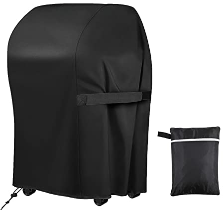 Victarvos Grillabdeckung 76 x 66 x 110 cm, Gasgrill Abdeckung Wasserdicht für 2-Flammigen Grill, Grill Abdeckhaube Wetterfest Schützt vor Staub, Schnee, Regen und Schmutz, Schwarz