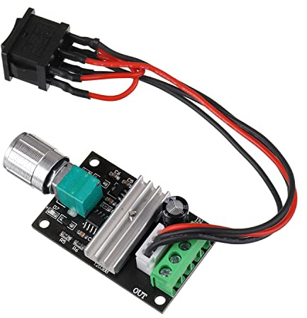BOJACK 6V 12V 24V 28V 3A 80W DC-Motordrehzahlregler (PWM) Geschwindigkeit einstellbarer Umschalter 1203BB DC-MotortreibeRückwärtsfahren