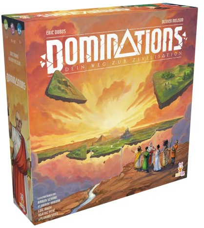 Holy Grail Games | Dominations | Expertenspiel | Strategiespiel | 2-4 Spieler | Ab 13+ Jahren | 90+ Minuten | Deutsch