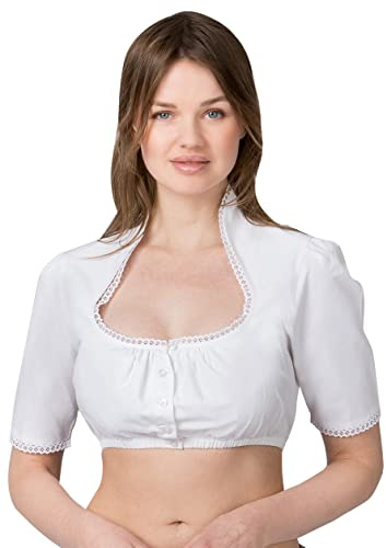 Stockerpoint Bluse Everly Camicia da Donna, Creme, Standard