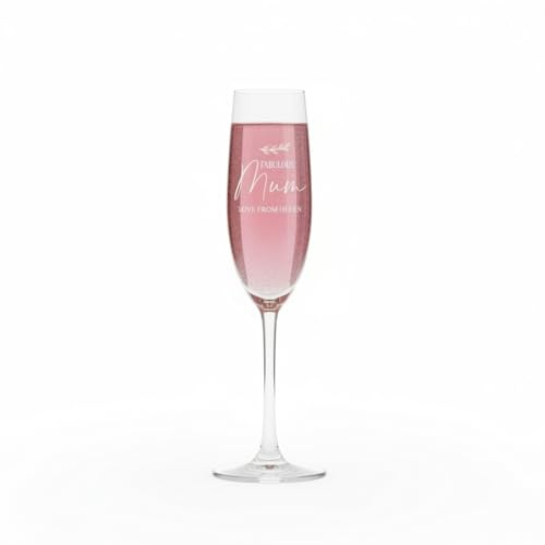 ukgiftstoreonline Personalised Mum Champagne Flute Prosecco Glass Gift