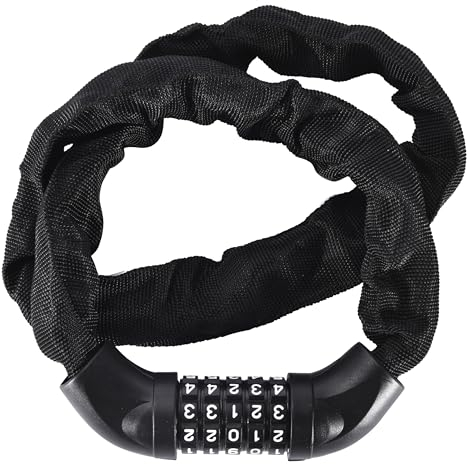 Pro-Bike Tool Fahrradschloss Zahlenschloss - Sicherheitsschloss für E-Bike, Mountainbike, Trekkingrad, Tourenrad - Bike Cable Lock mit Zahlencode Kombination Schloss - Kabelschloss - 90 cm
