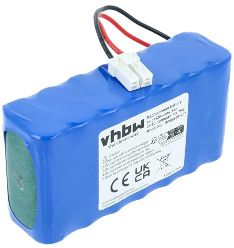 vhbw batteria sostituisce Ambrogio 075Z60900A, 050Z38600A, 050Z36600A per rasaerba 5200mAh, 25,9V, Li-Ion