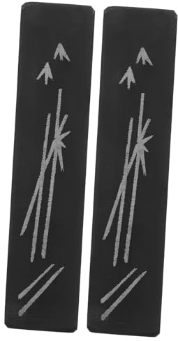 SEWACC Briefbeschwerer Mit Chinesischer Kalligraphie-Tinte Für Das Home Office Briefbeschwerer Aus Stein Elegantes Design Für Künstlerisches 2 Stück