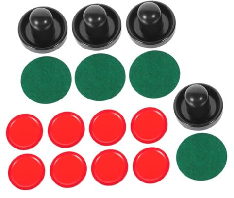 TOBBOMEY 2satz Eishockeyschläger Und Pucks Ersatz-tischhockeyschieber Eishockeypucks Spielzubehör Für Tische Ersatz-eishockeyschläger Hockeyteile Für Heimgebrauch