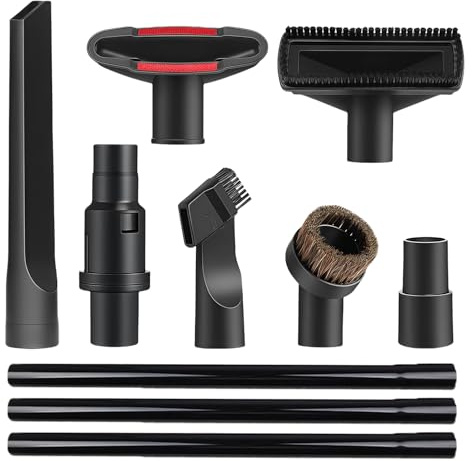 10 Pcs Vacuum Attachments & Brushes for Shark Navigator Lift-Away NV350 NV352 NV355 NV356E & Rotator NV500, Rocket HV301 HV322 HV371 Series Upright Vacuum, 1 1/4 (32mm) Vacuum Accessories Set