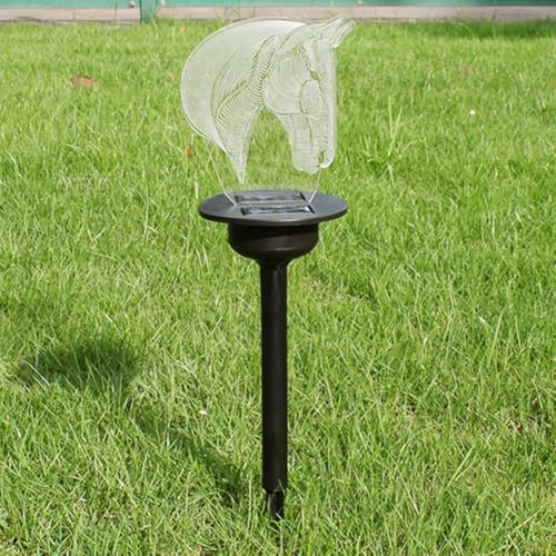 Lampes solaires automatiques de nuit étanches pour jardin, allées, cours, parterres de fleurs (C)