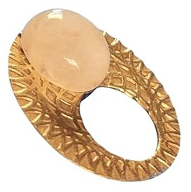Enerdhil : broche aimantée porte-lunettes en bronze texturé | Sans épingle