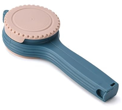 Baxnore Clip de sellado de alimentos Caño grande Plástico ABS Clip de mantenimiento fresco para refrigerios Cereales Chips Nueces Almacenamiento Cocina Despensa Organización Robus (Rosa)