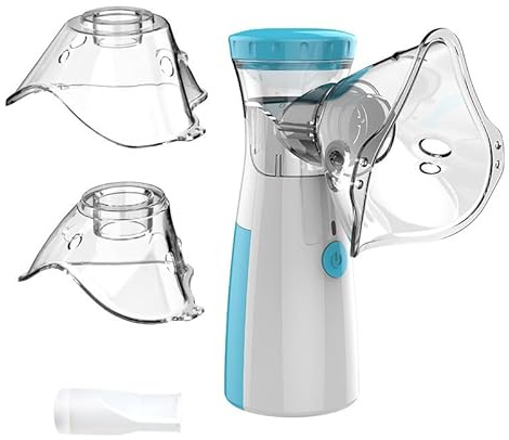 Tragbarer Inhalationsgerät,Leise Inhalator Vernebler,Ergonomisches Design,Für Alle Altersgruppen,1PC