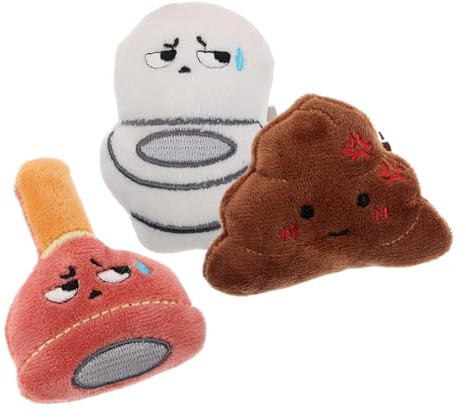 Generic Pinzas de Pelo de Peluche 3 Piezas Diseño Divertido de Dibujos Animados, Clips para Flequillo y Cabello Suelto, Accesorios Lindos para Niñas, Sujetadores Suaves y Coloridos