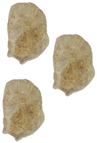 Wasserkaskaden Wasserfallset Fulda 3-teilig Bachlauf Fels, Beige/Braun, a´60 x 41 x 8 cm/ 3-teilig