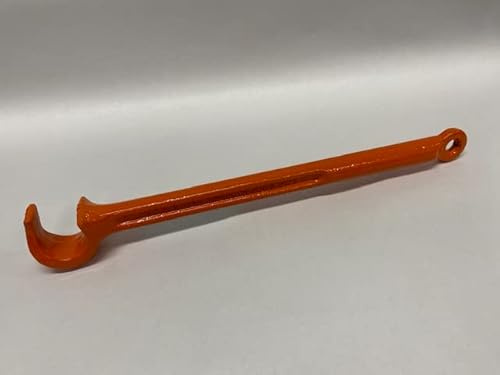 Titan Valve Wheel Wrench, 15 Length, Single-end, 1 Opening