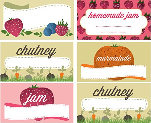 Nutley's Jam and Preserve Jar Labels (Pack of 144)