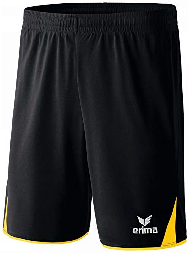 Erima unisex - barn CLASSIC 5-C Short (615507), svart/gul, 140