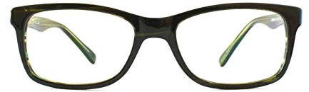 Pixel Eyewear Designer Computer Glasses with Anti-Blue Light Tint UV Protection, Anti-Glare, Full Rim, Acetate Frame Green Emerald Color - Lepo Style
