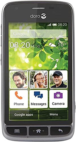 Doro Liberto 820 Mini - Smartphone 4GB, 512MB RAM, Dual SIM, Black/Grey