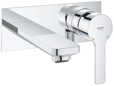 GROHE 19409001 Lineare Mitigeur 2 trous lavabo, Chrome, Taille M