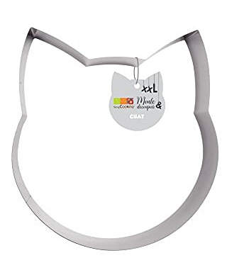 Moule découpoir inox XXL Chat