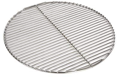 Grillrost Ø 47 cm aus Edelstahl rostfrei und elektropoliert 4mm / 10 mm Stababstand für Grill rund, Kugelgrill, Feuerschalen Grillschalen Rundgrill