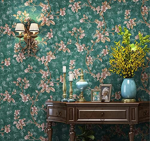 Papiertapete Boys And Girls Tapete Kindertapete 3D Dreidimensionale Tapete Vlies Pastoral Floral Schlafzimmer Wohnzimmer Hintergrundbild Grün, D