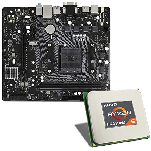 Mainboard Bundle | AMD Ryzen 5 5500 6x3600 MHz, MSI A520M-A Pro, 1x M.2 Port, 4X SATA 6Gb/s, USB 3.1 Gen1 | Tuning Kit | CSL PC Aufrüstkit