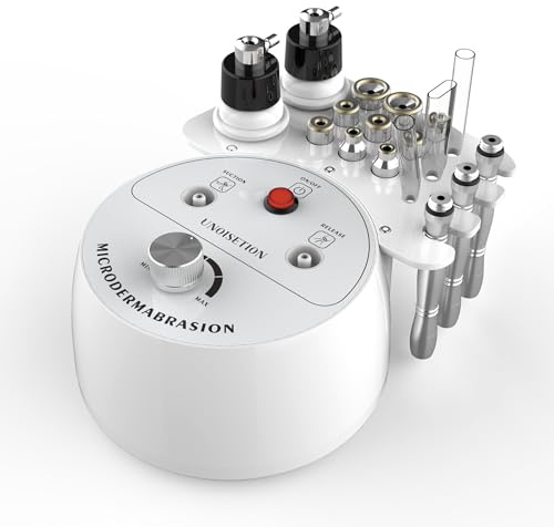 UNOISETION Diamond Microdermabrasion Machine - 3 In 1 Diamond Dermabrasion Machine Professional for Facial Peeling Skin Care, Home Microdermabrasion with Spray Bottles