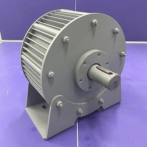 10KW Getriebeloser Permanentmagnet Generator 300RPM mit Basis 10000W 3-Phasen Wechselstromgenerator 48V 96V 220V 230V 380V für Motor Wasserturbine Windkraftanlage… (96V)