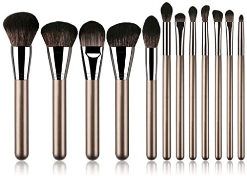 WolFum N/A Make-up-Pinsel-Set mit einzelnem losen Puder und großem Grundierungspinsel Beauty (Farbe: A, Größe: Einheitsgröße)