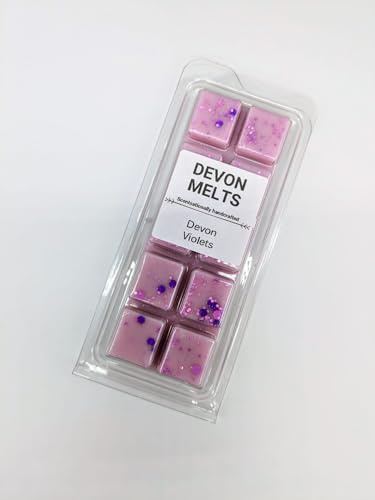 Devon Melts - Devon Violets - Highly Scented 100% Soy Wax Snapbar