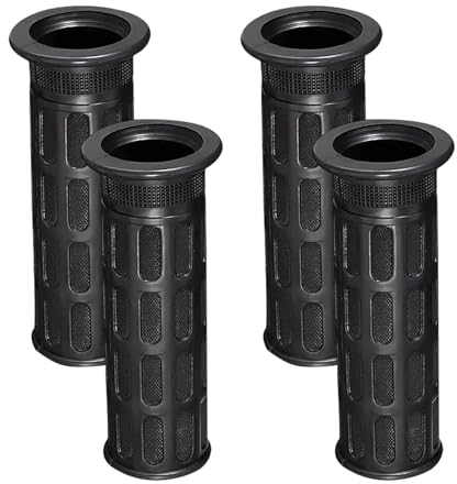 Asas de Carretilla, 30mm Mangos para Carretilla de Rueda, 4 Piezas Mangos para Carretilla de Rueda, Adecuado para Bicicletas, Triciclos, Scooters, Motocicletas