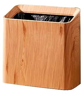 GBEVAUEIO Papeleras de Reciclaje Bote De Basura Sin Tapa Sala De Estar Grande Bote De Basura Vintage Cocina Dormitorio Papelera, 20L Papelera(A)