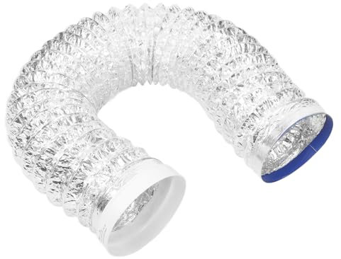 OSALADI Tuyau Flexible Aluminium Pour Extraction De Fumée De Cheminée Pour Cuisine Et Salle De Bain Ventilation Et Installation Facile