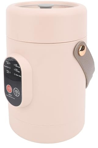 Mini Cuisinière électrique, Marmite à Ragoût Portable 500 W, Mini Marmite électrique avec Fonction de Réservation pour Riz, œufs, Nouilles, Bouillie, Camping, Utilisation en
