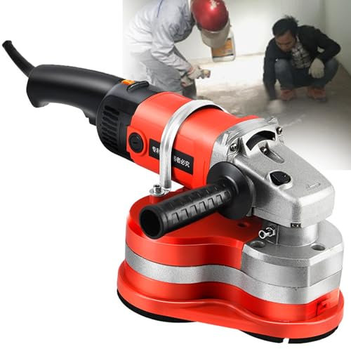 ZHJOPP Amoladora Angular portátil Amoladora Angular eléctrica sin escobillas, Amoladora de Mano, 2800 RPM, 6 velocidades Variables, Bloqueo del husillo rugosas