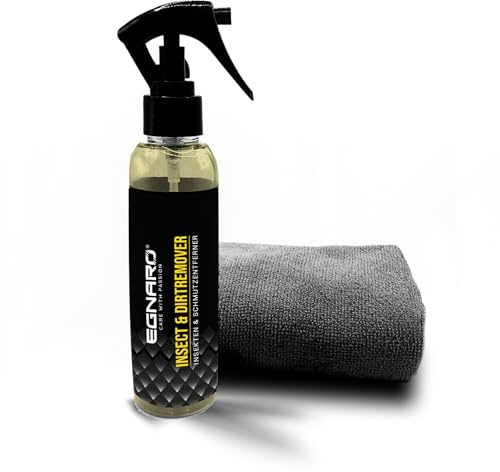 Egnaro - Insekten- & Schmutzentferner (150 ML) + Mikrofasertuch - Probierset - Autopflegeset