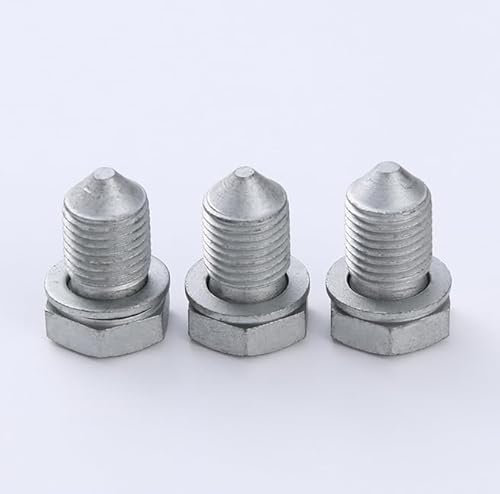 Anlising Viti di Scarico dell'Olio, 8PCS Vite di Scarico dell'Olio con Rondella Filettatura, M14 x 1.5CM Viti di Scarico Olio con Rondella Filettatura, Compatibile con N90813202, N90288901