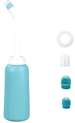 Reise-Bidet-Flasche, tragbar, für die Dusche, 500 ml, Grün
