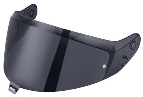 Visiere Casque Moto pour Shark SKWAL i3/RIDILL 2/ D-SKWAL 3,Visière de Casque de Protection Contre Le Vent Moto,Remplacement de Visière de Lentille pour Casque intégral (Noir)