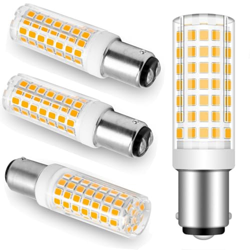 B15D LED Dimmbar 7W Ersatz für Osram Halolux Ceram 75W Halogenlampe | Kein Flackern, 230V, 700 Lumen, Warmweiß 3000K, 360° Abstrahlwinkel, 4er Pack