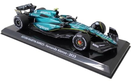 OPO 10 1/24 Formel 1 Auto kompatibel mit Aston Martin AMR23#14 Fernando Alonso 2023 - OR090