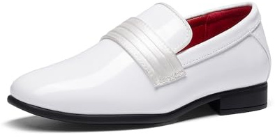 Bruno Marc pojkar finskor slip-on loafers formella smokingskor | Bekväm barn dra på formell bröllopsfest examen kyrka skola dagligen