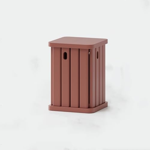 Stapelbara pallar set med 4, multifunktionella staplingsstolar i massivt trä, mångsidig som sidobord eller sängbord soffbord
