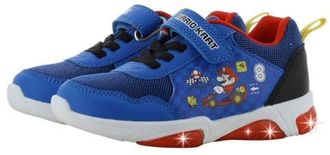 Leomil Super Mario Zapatillas Niño con Luces Deportivas | Zapatos para niños, Ligeros y cómodos, Ideal para la escuela y el tiempo libre, Nintendo, Regalo para Niños