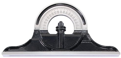 Starrett pr-1224s Gusseisen wendbar Winkelmesser Kopf für Kombination Squares, Kombination Sets schräg und Winkelmesser