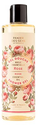 Panier des Sens - Docciaschiuma alla Rosa - Bagnoschiuma Donna e Uomo, Con Olio di Karitè, Doccia Schiuma Corpo con 96% Ingredienti Naturali, Made in France, Senza SLS e Vegano - 250ml