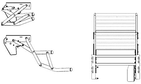 Thule Omnistor Marchepied électrique Double Step 12 V 440 en Aluminium