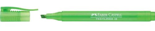 FABER-CASTELL Textmarker TEXTLINER 38, grün VE=12